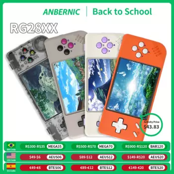 Портативная игровая консоль ANBERNIC RG28XX, 4,3-дюймовый IPS экран, Linux, ретро видеоплееры, аккумулятор 2,83 мАч, электронная книга