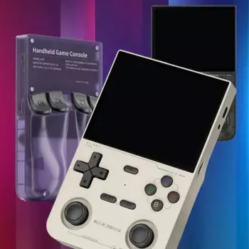 Портативная игровая консоль K36 в стиле ретро с открытым исходным кодом, эмулятор 16000 игр, 3,5 дюймовый экран IPS, портативный карманный игровой плеер