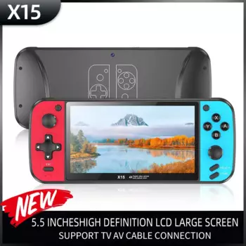 Портативная игровая консоль X15, 5,5 дюйма, для ГБ FC MD 5000
