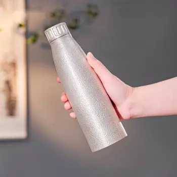 Портативная кружка для холодной воды из серебра 99.9% пробы