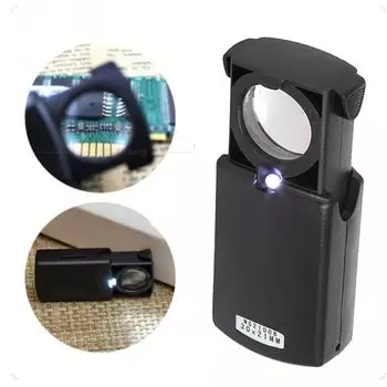 Портативная лупа ChgImposs 30x с подсветкой