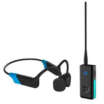 Портативная рация для плавания, коммуникация, ушной телефон, плавательное оборудование, тренировочная Водонепроницаемая беспроводная гарнитура, наушники