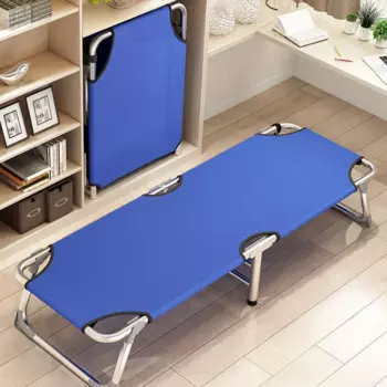 Портативная складная кровать для спальни, современный офисный обеденный перерыв для балкона, Простая кровать эскорт для лагеря, многофункциональное кресло с откидывающейся спинкой