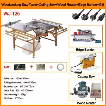 Новая деревообрабатывающая пила, беспыльная пила для резки, многофункциональная Складная портативная пила для резки верстака ленточная пила по металлу распиловочный станок ленточная пила деревообрабатывающий станок