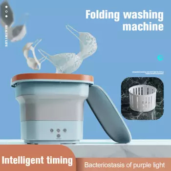 Портативная Складная Стиральная машина, маленькая мини-стиральная машина л, бытовая техника, ультразвуковая очистка, маленькая стиральная машина для одного общежития