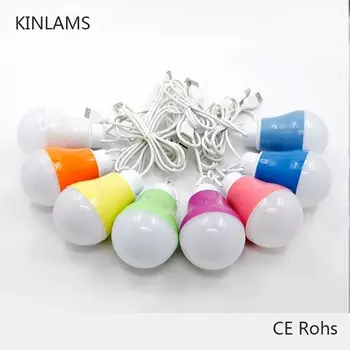 Портативная светодиодная лампа KINLAMS 5В 3Вт