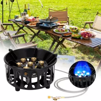 Портативная Туристическая газовая горелка, 16800 Вт, с мощным огнем