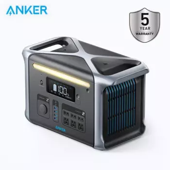 Портативное зарядное устройство Power House 1229Wh 1500 Вт, Премиум LiFePO4 аккумулятор, быстрая зарядка, сверхмощная Емкость