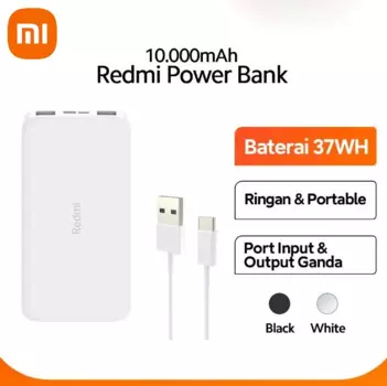 Портативное зарядное устройство Xiaomi Redmi Power Bank 10000 мАч 18 Вт PB100LZM Быстрая зарядка 10000 мАч Быстрая зарядка портативное зарядное устройство для мобильных телефонов