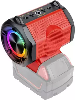 Портативный Bluetooth-динамик Stero Player, беспроводной громкоговоритель, усилитель для Milwaukee 18V, литий-ионная батарея с USB вечерние Outdoor