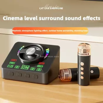 Портативный Bluetooth-микрофон Caixa de Som для караоке