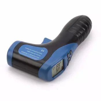 Портативный цифровой лазерный тахометр Prodrill, Бесконтактный измеритель оборотов в минуту, Стандартный диапазон измерения: 2,5-99999 ОБ/мин