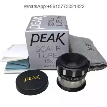 Портативный цилиндрический окуляр PEAK Bijia с масштабом 15x, увеличительное стекло 2016-15X из Японии
