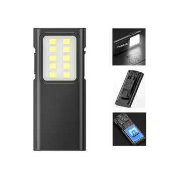 Портативный COB фонарик XINYI черного цвета