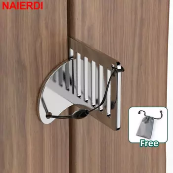 Портативный дверной замок NAIERDI из нержавеющей стали