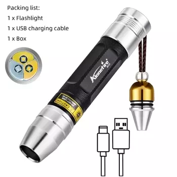 Портативный фонарь AloneFire SV121 черный