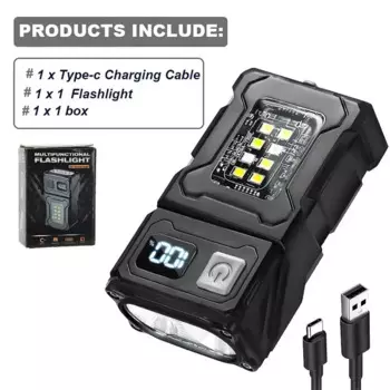 Портативный фонарь super-cheese черный