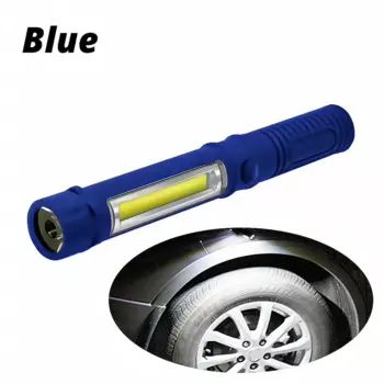 Портативный фонарик HVIERO COB черного цвета