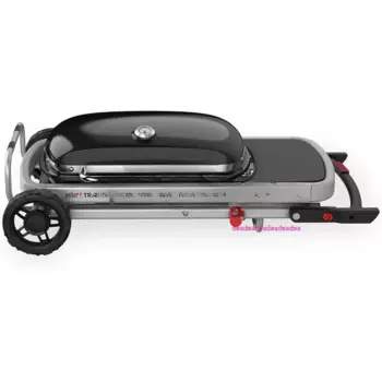 Портативный газовый гриль Weber Traveler, черный