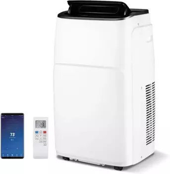 Портативный кондиционер и обогреватель 13000 BTU, 4-в-1 стоячий блок переменного тока, осушитель
