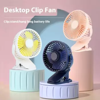 Портативный мини-вентилятор с зажимом для рук, зарядка через USB, тихий настольный электрический вентилятор, высокое качество, студенческое общежитие, небольшие охлаждающие вентиляторы