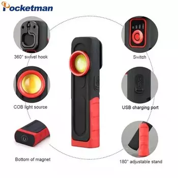 Портативный прожектор POCKETMAN COB+LED