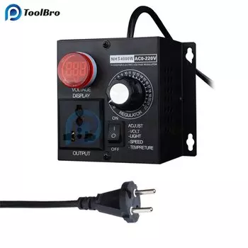Портативный регулятор напряжения iToolBro 220В 4000Вт