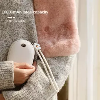 Портативный ручной подогреватель портативное зарядное устройство USB перезаряжаемые мини-обогреватели для рук с цифровым дисплеем уровни температуры для путешествий на открытом воздухе кемпинга