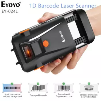 Портативный сканер штрих-кода Eyoyo, 2D, Bluetooth