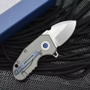 Портативный складной мини-нож BM 756, высокое качество, твердость M390, титановый сплав, лезвие M390, карманные ножи, инструмент для защиты повседневного использования