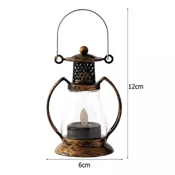 Портативный светодиодный фонарь alloet бронзовый