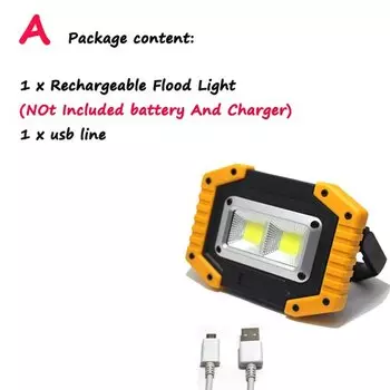 Портативный светодиодный прожектор lediLand 20Вт