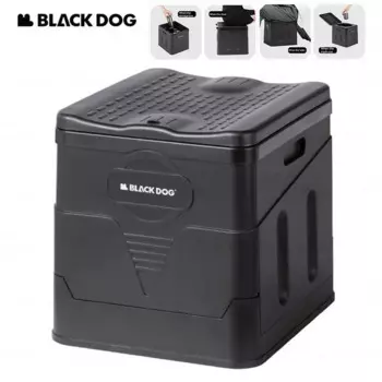 Портативный туалет Naturehike BLACKDOG для путешествий, пластиковый ящик для хранения, складной туристический табурет, портативная мусорная корзина для автомобиля