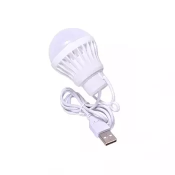 Портативный USB фонарь PDQ белый