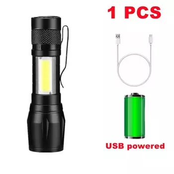 Портативный USB фонарик 8 шт.