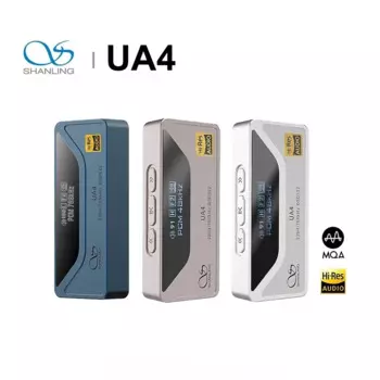 Портативный усилитель для наушников SHANLING UA4, ЦАП с USB, усилитель для наушников с высоким разрешением, чип ES9069Q 3,5/4,4 мм PCM768 DSD512 для Android/Mac/iOS