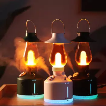 Портативный увлажнитель воздуха в винтажном стиле для кемпинга с USB-зарядкой