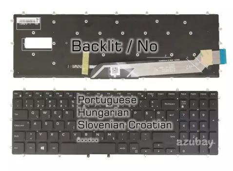 Португальская Венгерская словенская клавиатура для Dell Inspiron 3580 3581 3582 3583 3584 3585 3590 3593 3595 3780 3781 3782 3785 3790