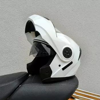 Последняя мода шлем с двумя линзами флип мотоциклетный шлем модульный мото интерьер козырек безопасность путешествия гонки мужчины женщины одобрено DOT