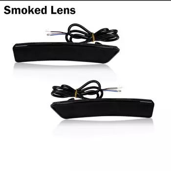 Последовательные янтарные/белые фонари для передних боковых габаритных огней автомобиля для 2016-2018 Lincoln MKX, для 2019-2022 Lincoln Nautilus 12 В