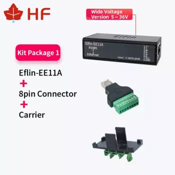 Последовательный мини-сервер EE11A RS485 для Ethernet, преобразователь ModbusTCP в Ethernet RJ45 с веб-сервером Eembedded