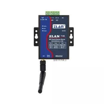 Последовательный модуль RS232 RS485 RS422 беспроводной конвертер ZLAN7146 Modbus RTU TCP JSON MQTT шлюз