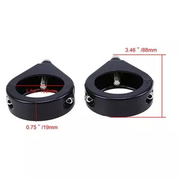 POSSBAY 41 мм 39 мм зажим для вилки мотоцикла, указатель поворота, мигалка, кронштейн для крепления вилки для Harley Cafe Racer