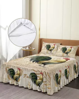 Постельное белье с принтом в виде бабочек, эластичное покрывало с наволочками