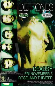 Постер Deftones "Around the Fur/Diamond Eyes" печать на холсте