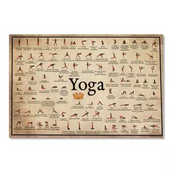 Постер для йоги Ashtanga DHROOM