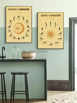 Постер для йоги Lanxihaibao