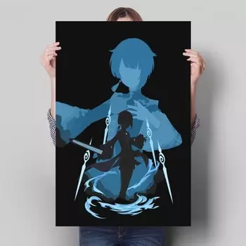 Постер Genshin Impact MINISO