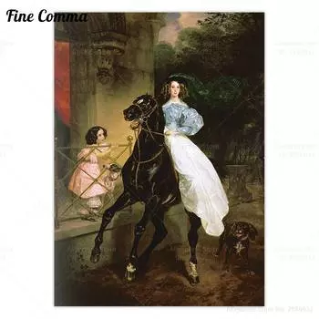 Постер «Конская женщина» Fine Comma Style