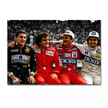 Постеры Formula 1 Legends Ayrton Senna Alain Prost AUTOMOTIVESHENYI